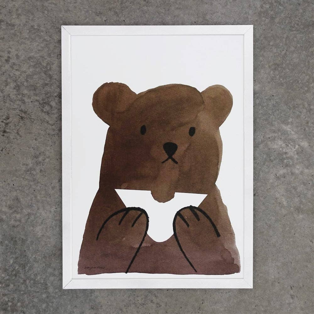 Lisa Jones Studio Butty Bear Print