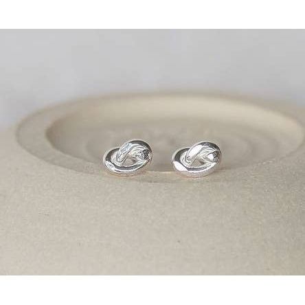 Lucy Kemp Jewellery Sterling Silver Love Knot Studs