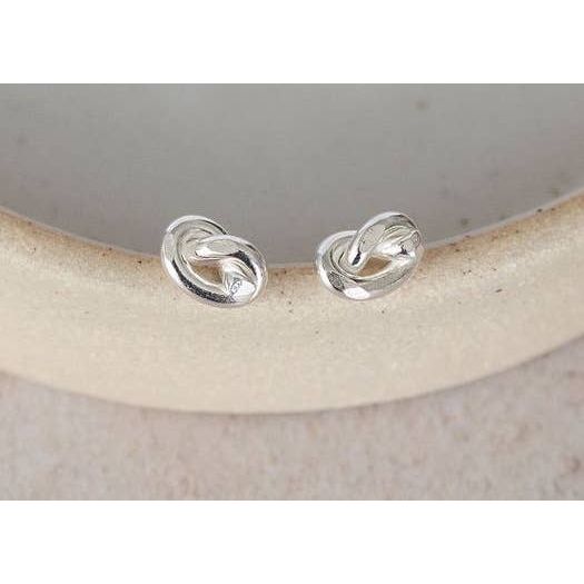 Lucy Kemp Jewellery Sterling Silver Love Knot Studs