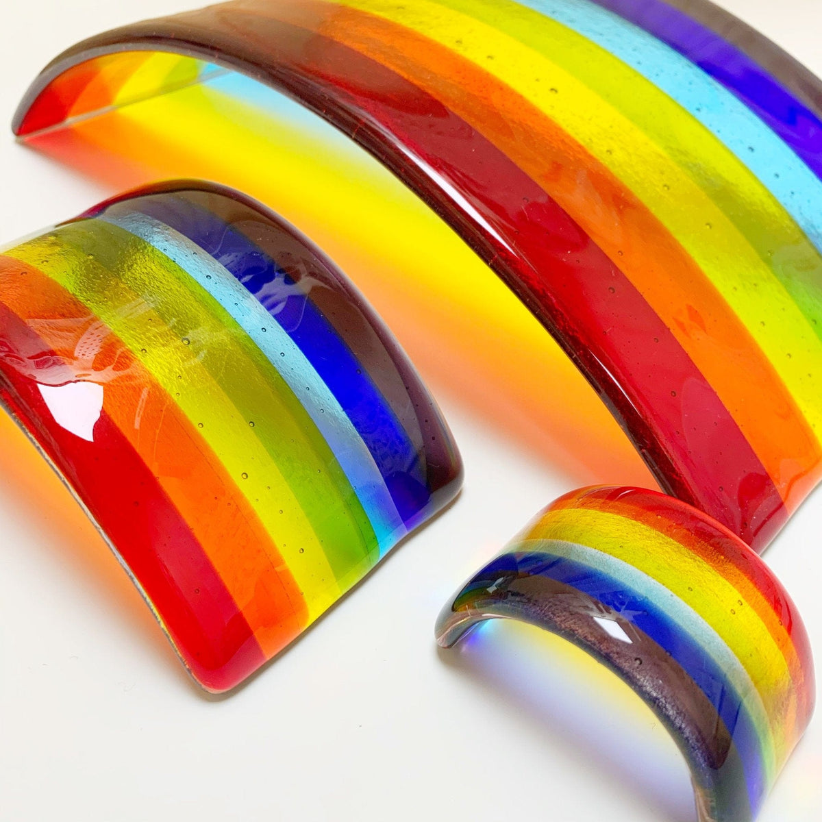 Marc Peters Glass Rainbow Glass Panel