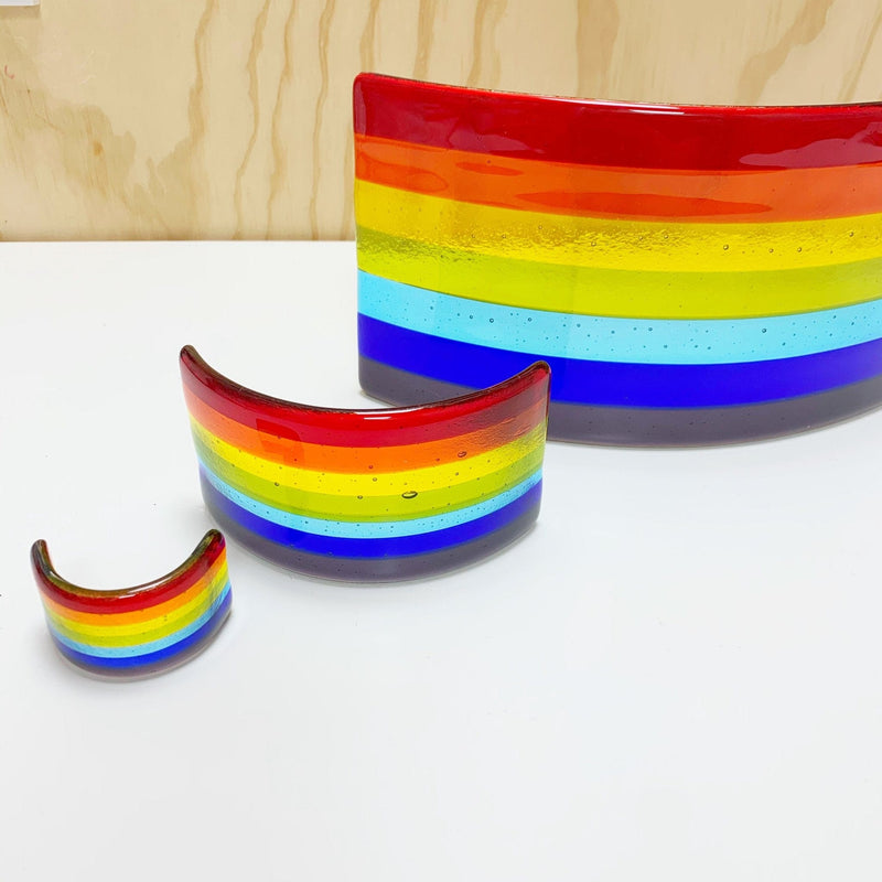 Marc Peters Glass Rainbow Glass Panel