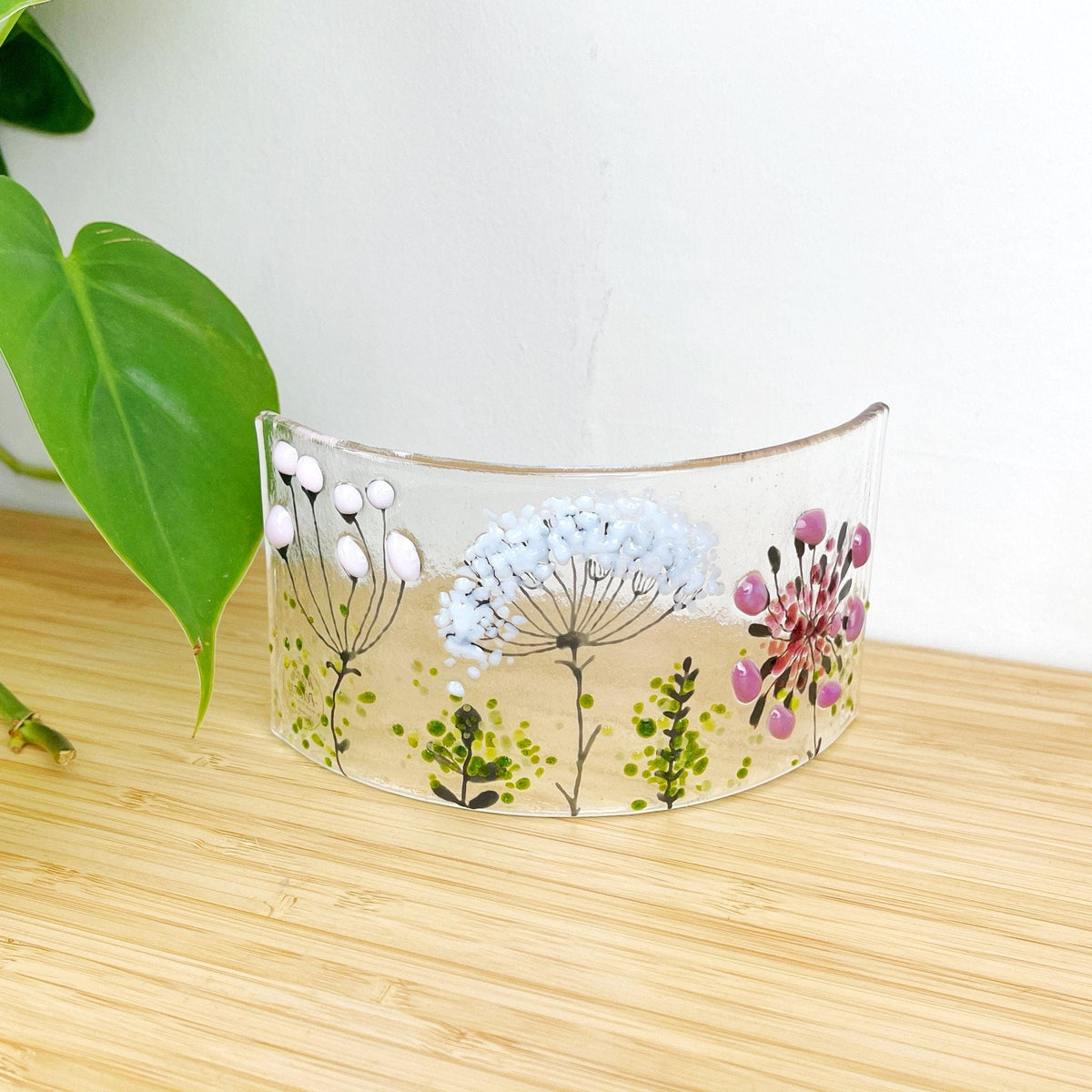 Marc Peters Glass small Wildflowers Glass Panel