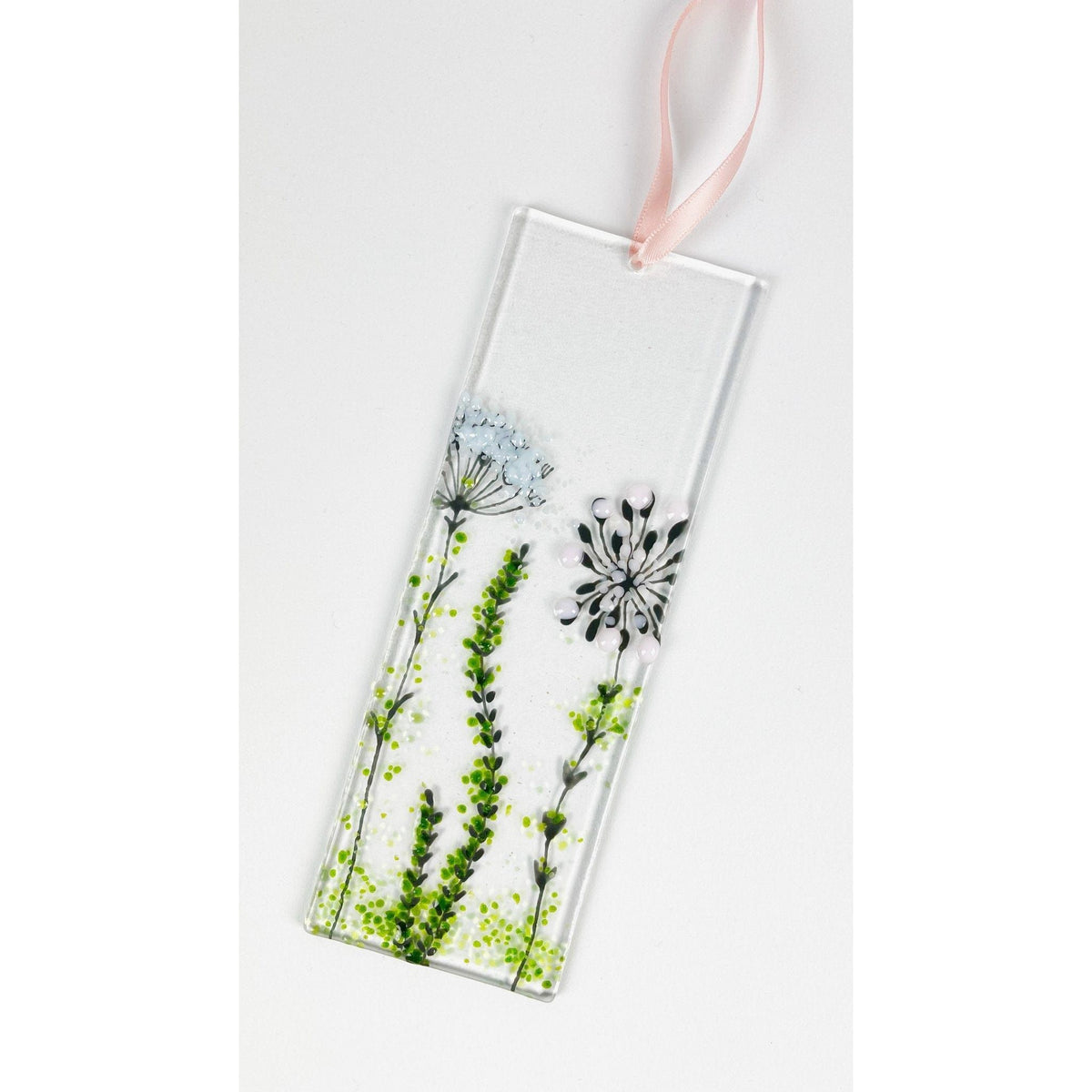 Marc Peters Glass Wildflowers Glass Hanging Panel
