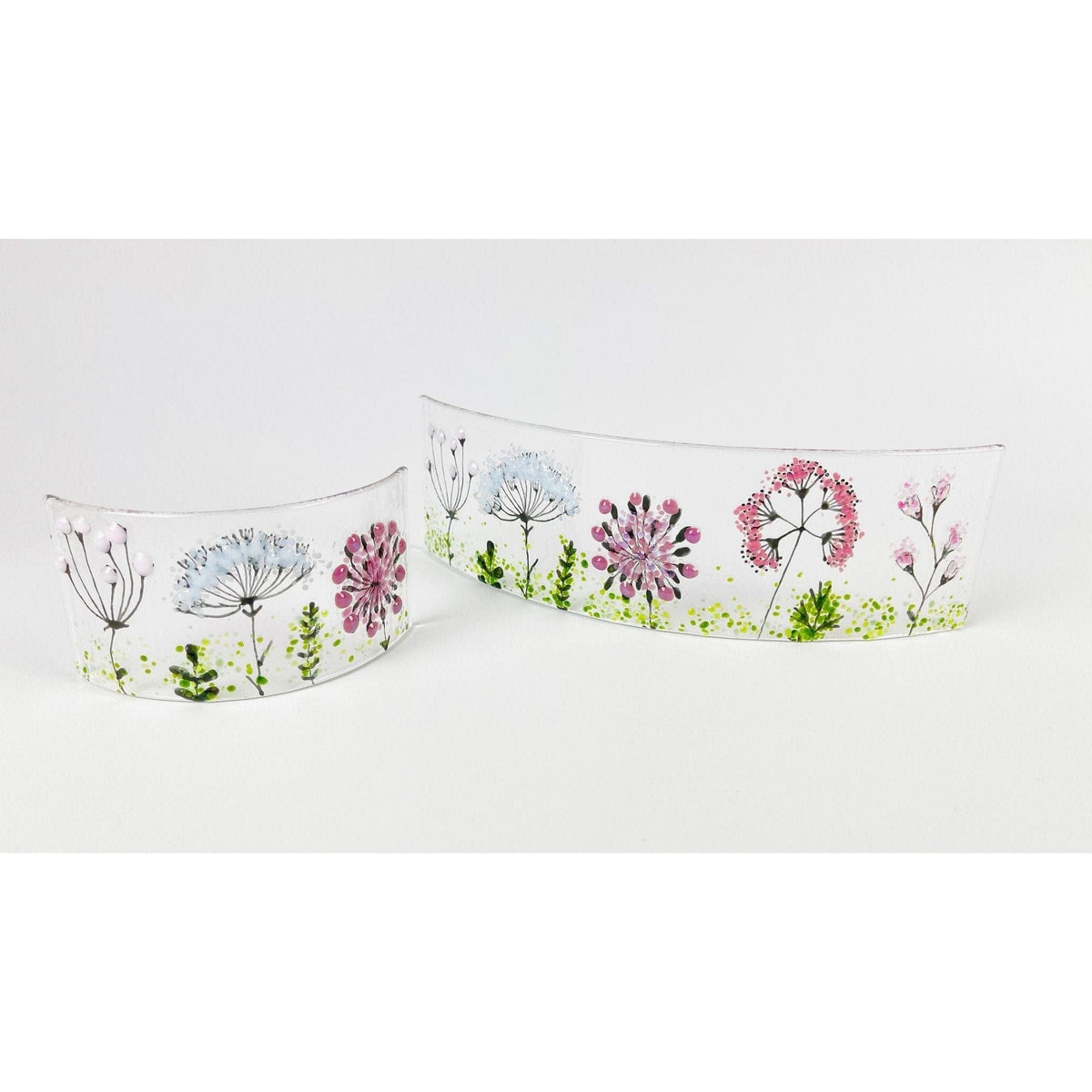 Marc Peters Glass Wildflowers Glass Panel