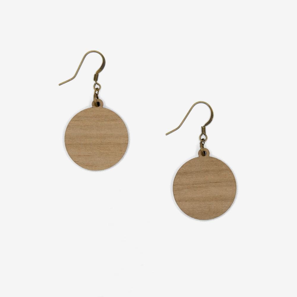 Materia Rica Moon Phases Necklace & Sunburst Earring Set