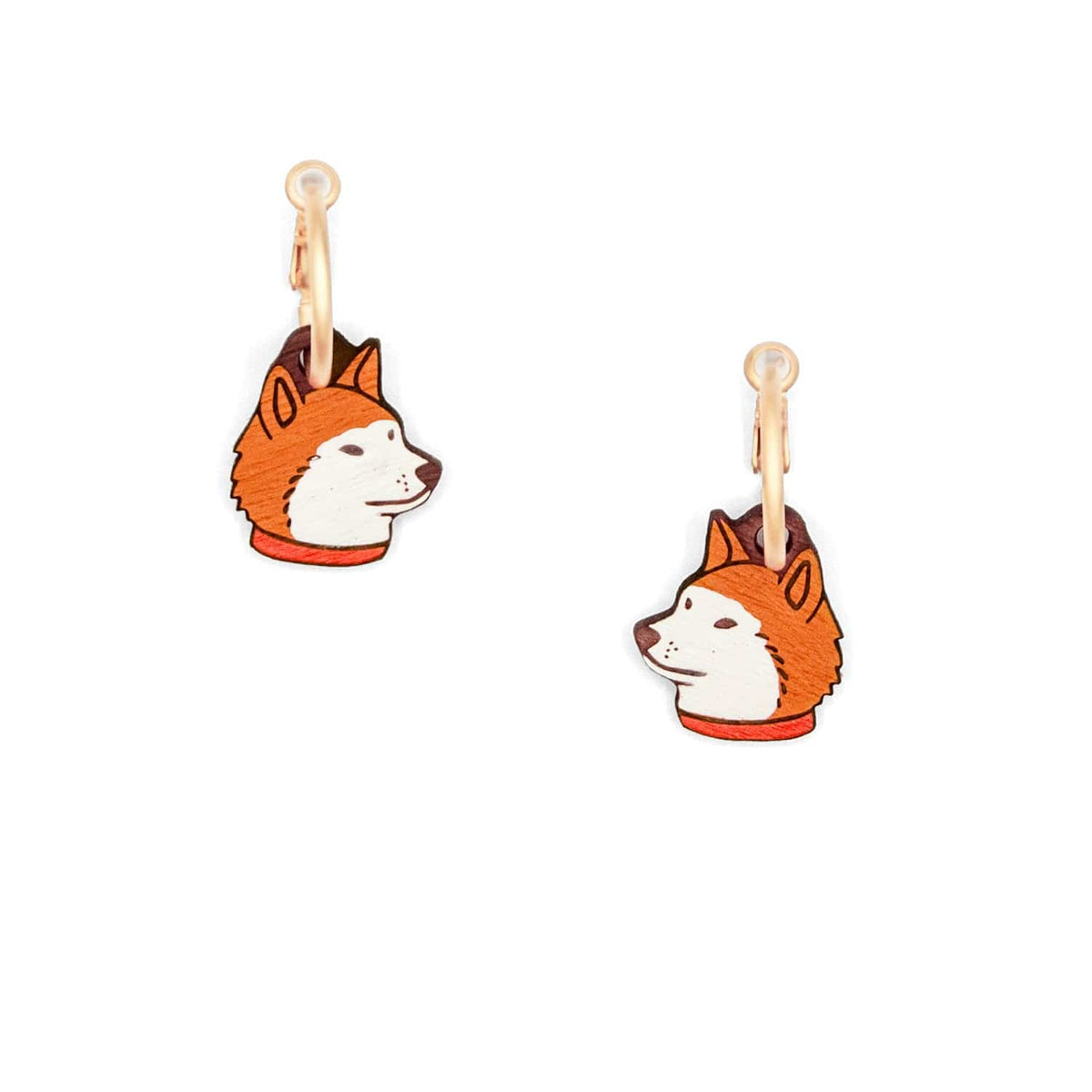 Materia Rica Shiba Inu Dog Earrings