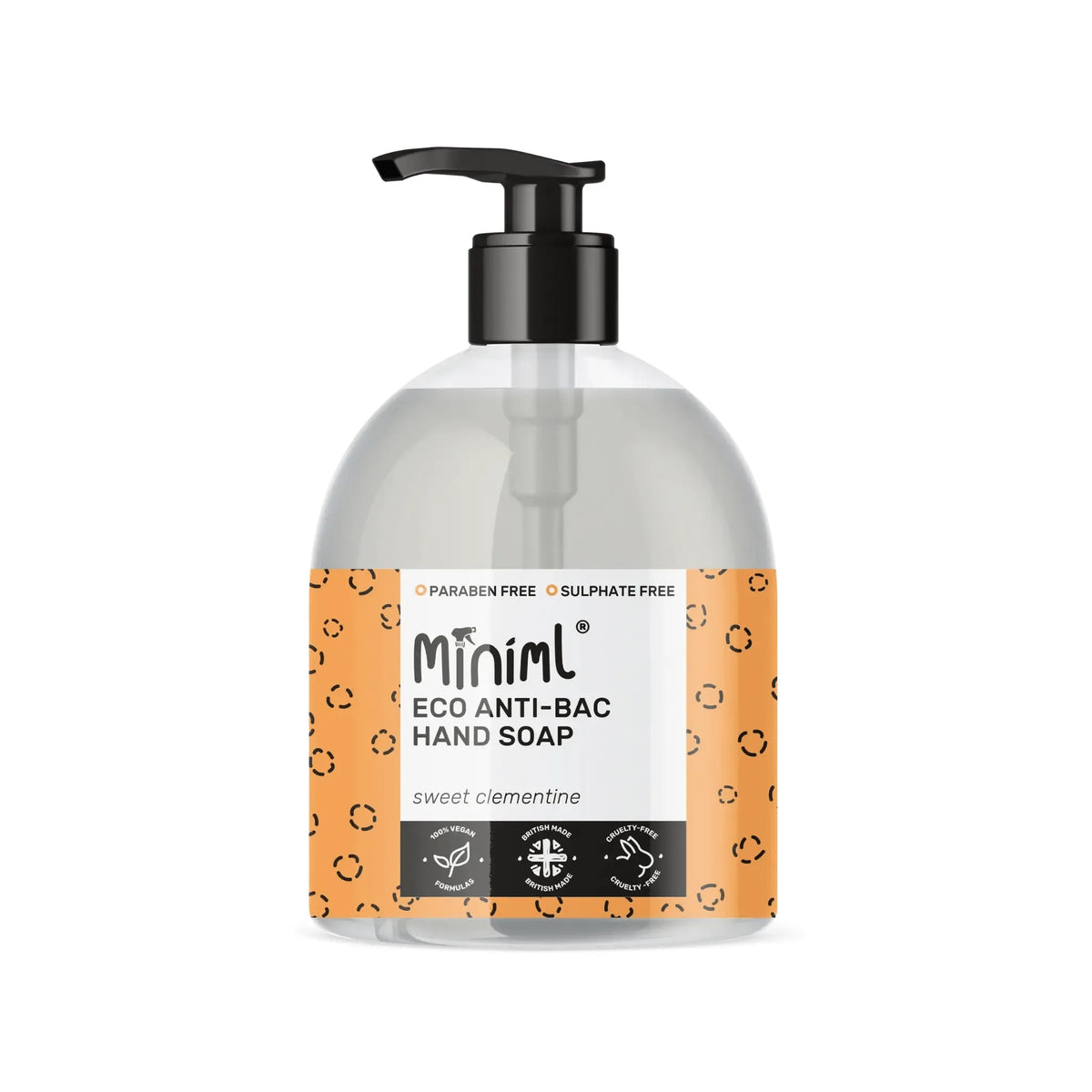 Miniml ANTI-BAC HAND SOAP (SWEET CLEMENTINE): Glass
