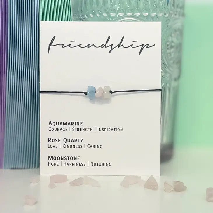 Molly&Izzie Friendship Adjustable Crystal Bracelet