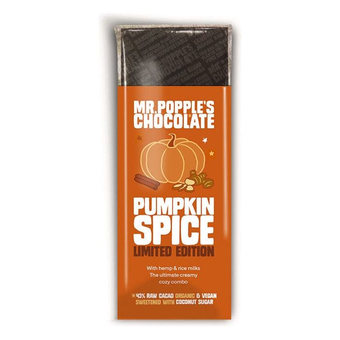Mr Popple's Chocolate Pumpkin Spice Chocolate Bar
