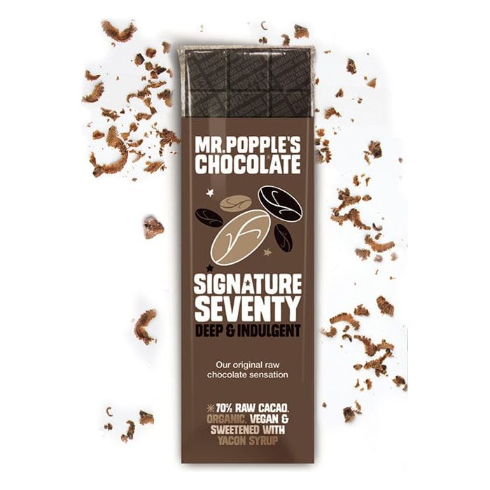 Mr Popple's Chocolate Signature Seventy 70% Dark Chocolate Bar