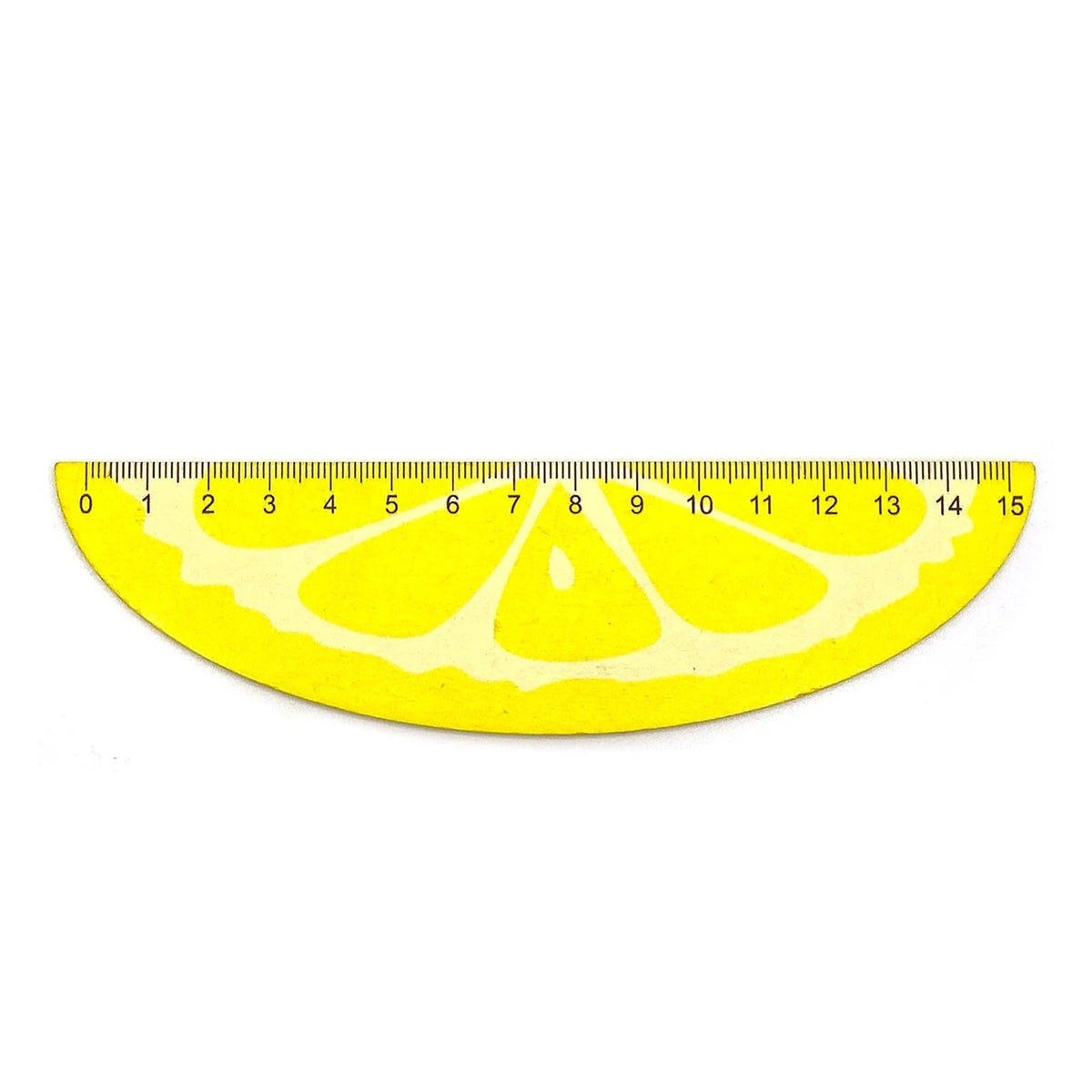 Neon Magpie Lemon Wooden Ruler