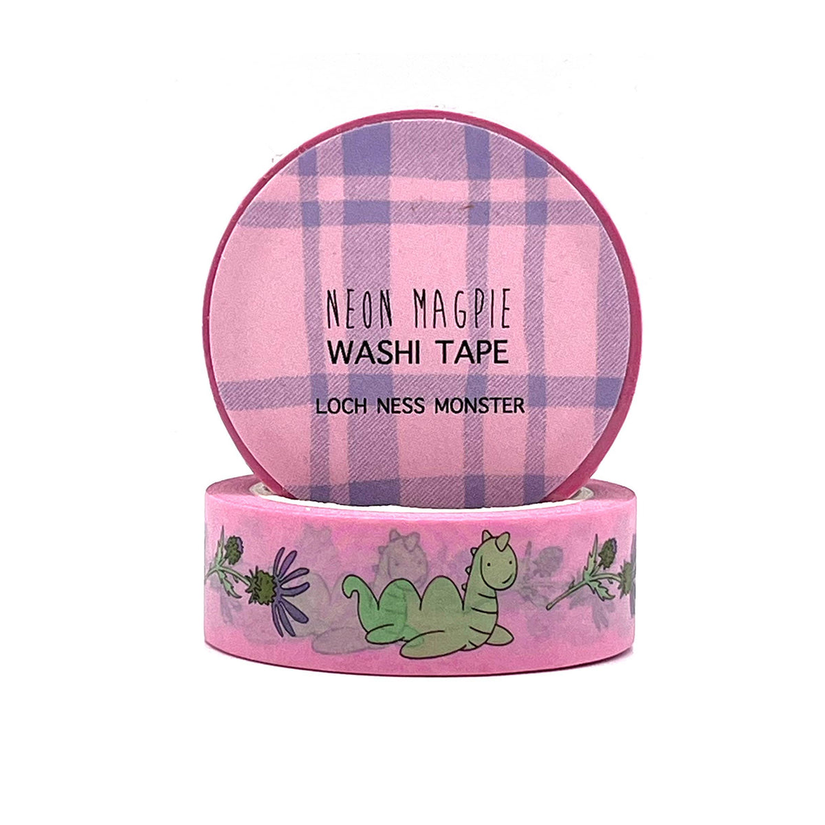 Neon Magpie Loch Ness Monster Washi Tape