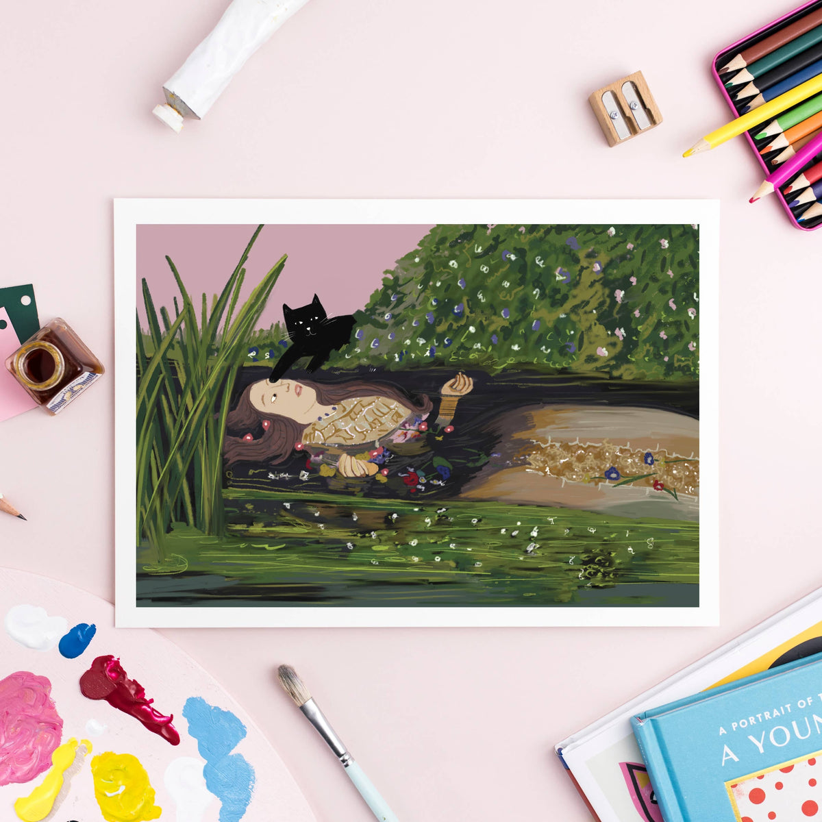 Niaski Ofelinea Cat Print