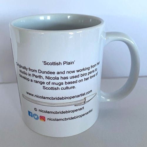 Nicola McBride 'Scottish Plain' Mug