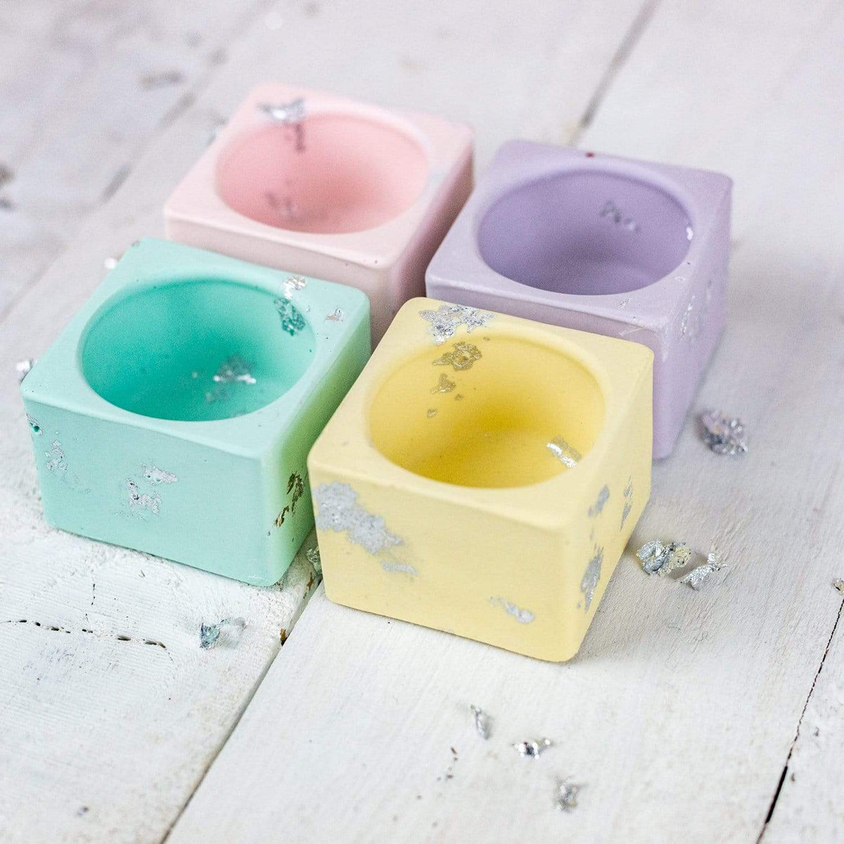 Nine Angels Pastel Yellow Tea-Light Holder