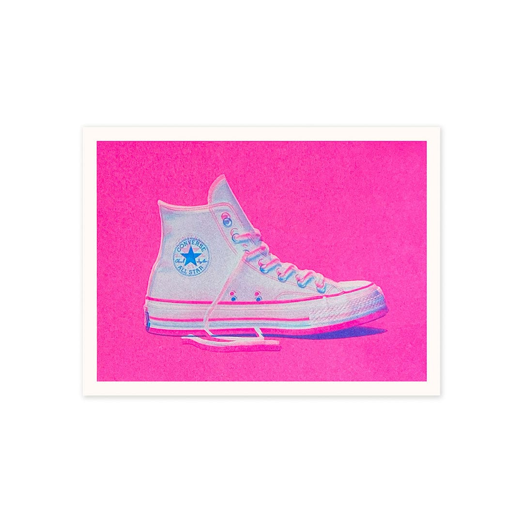 Ohh Deer Converse Riso Print