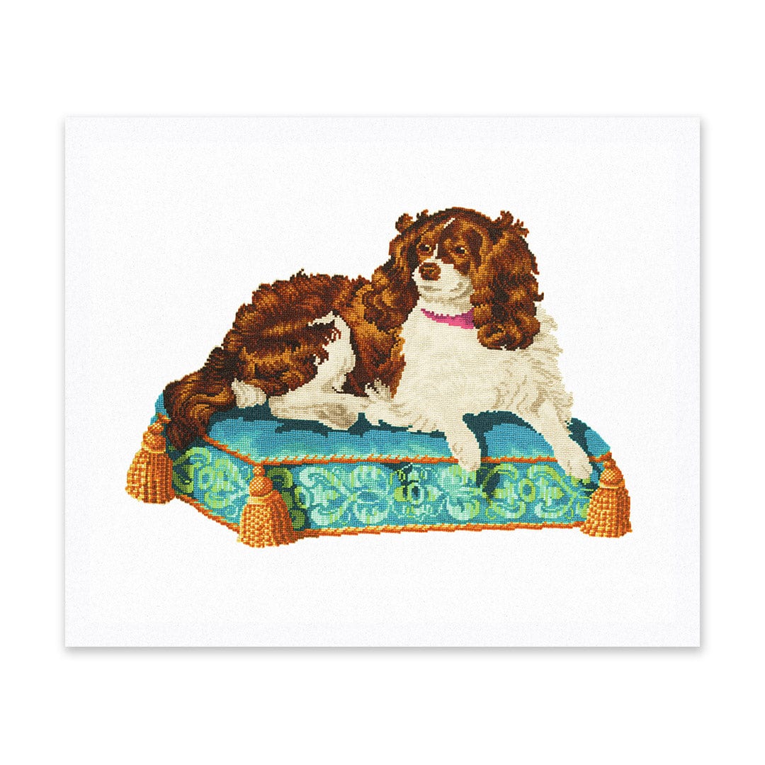 Ohh Deer Embroidered Dog Riso Print