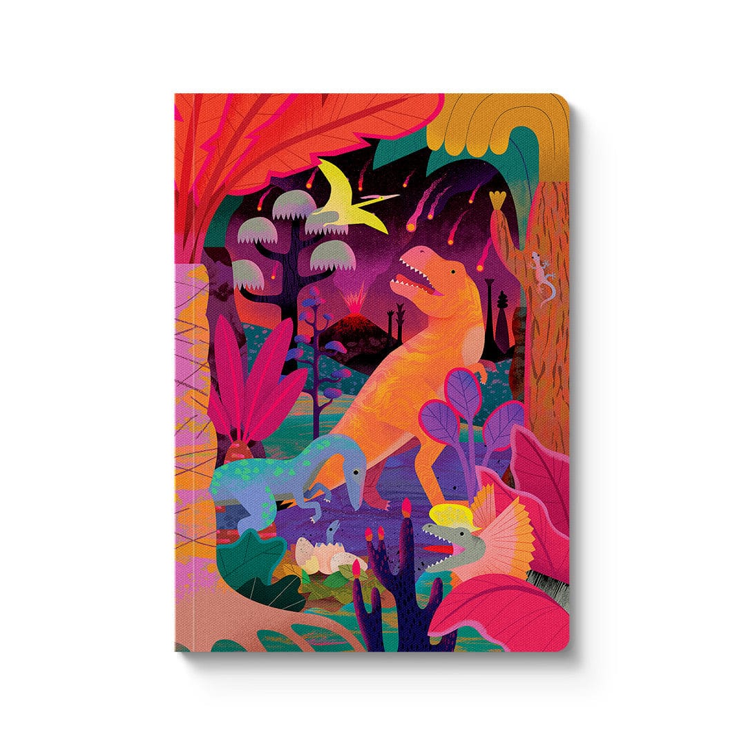 Ohh Deer Prehistoric Carnivores Paperback Notebook (A5)
