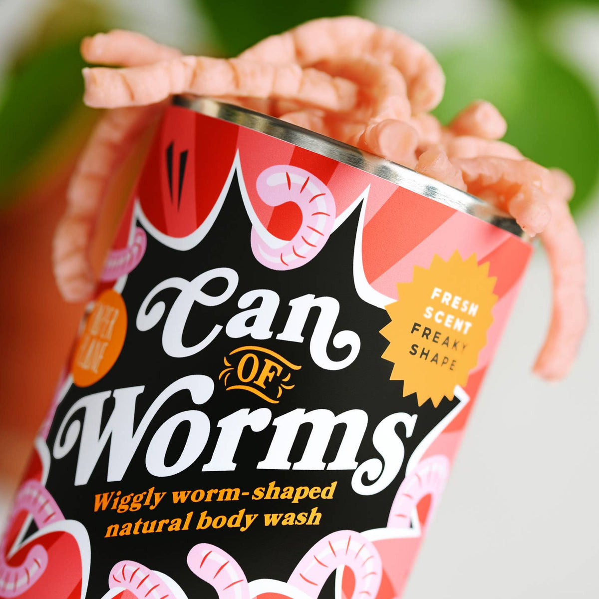 Paper Plane Can of Worms - vegan natural soap in a can