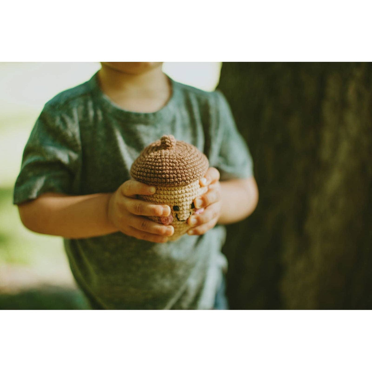 Pebblechild Baby Toy Friendly Acorn rattle