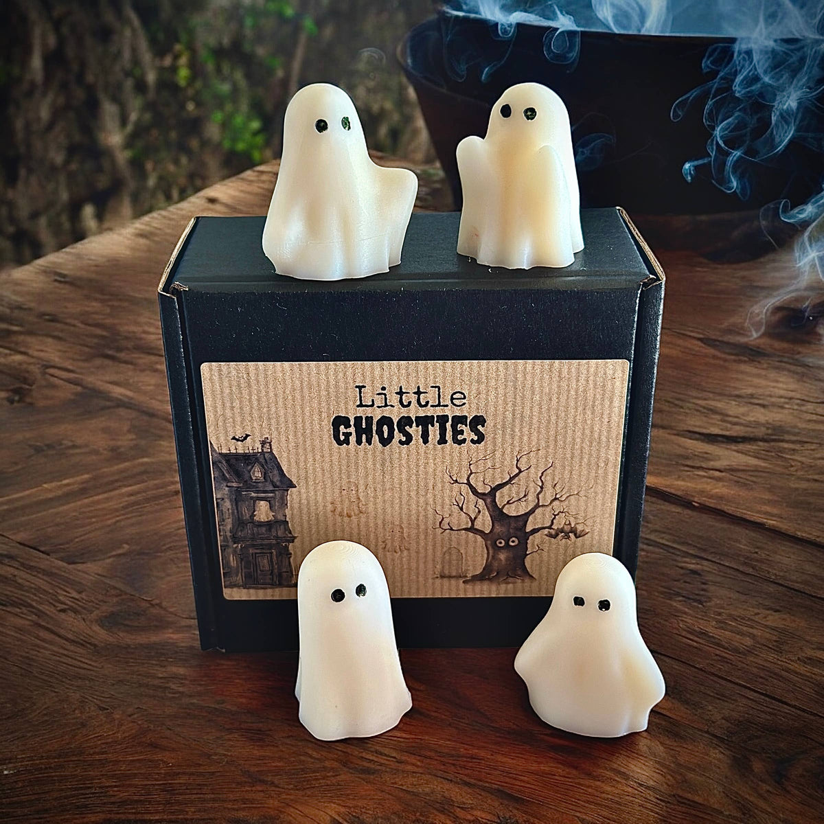 Pippie Melts Cool Mint Ghosties Wax Melt Box