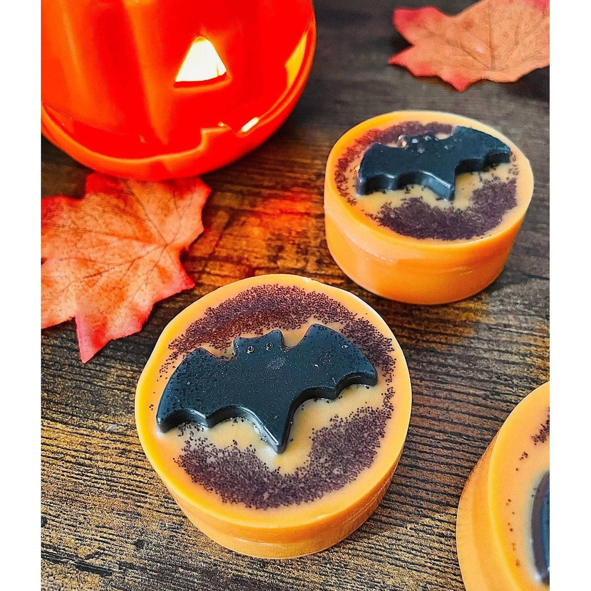 Pippie Melts Vampire Blood Orange Bat Wax Melt Slab