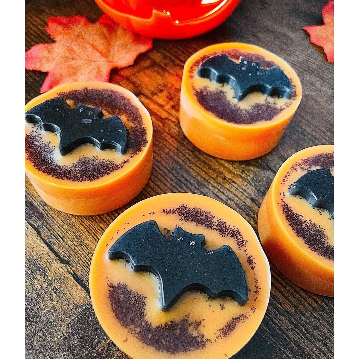 Pippie Melts Vampire Blood Orange Bat Wax Melt Slab