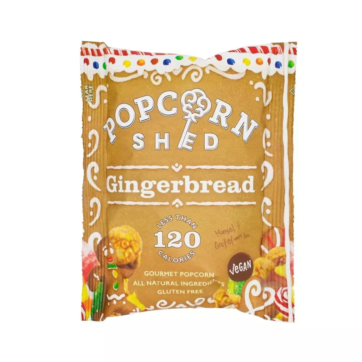 Popcorn Shed Gingerbread Popcorn Snack Pack