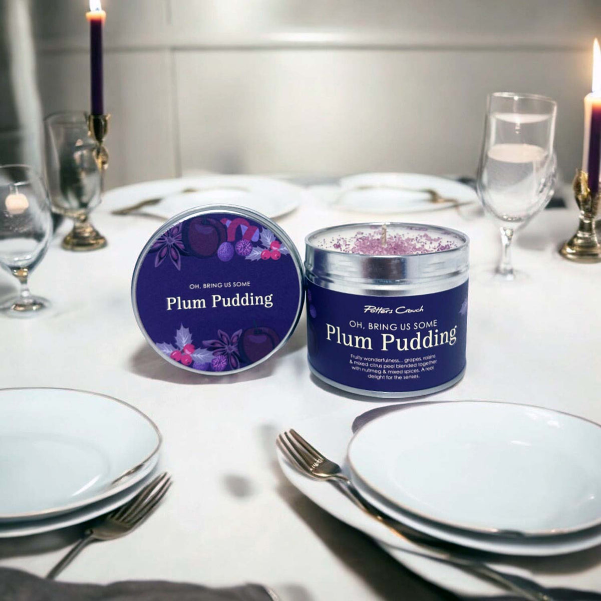 Potters Crouch Plum Pudding Scented Candle