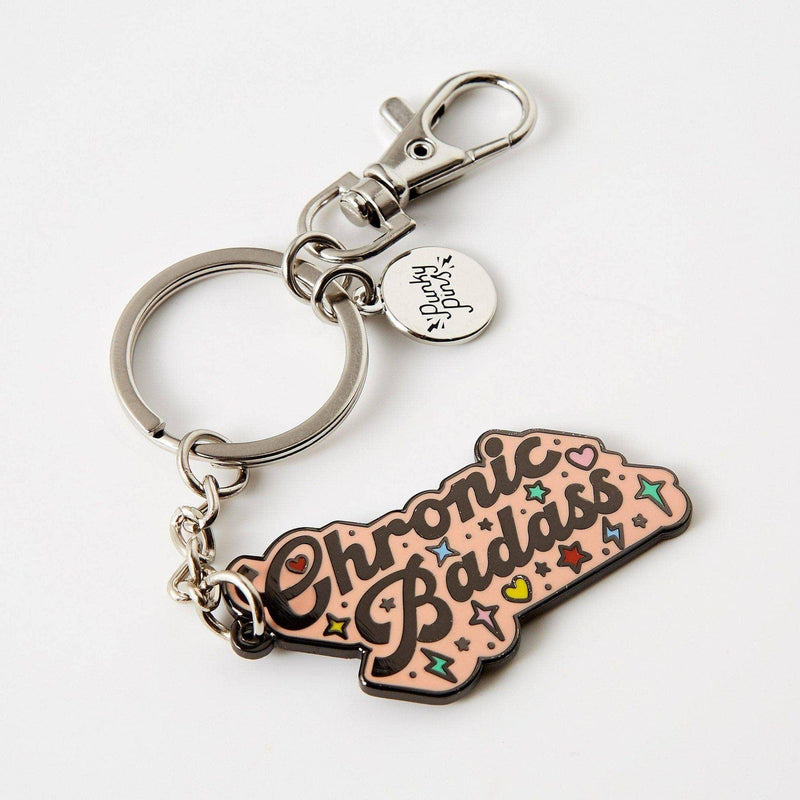 Punky Pins 'Chronic Badass' Hard Enamel Keyring