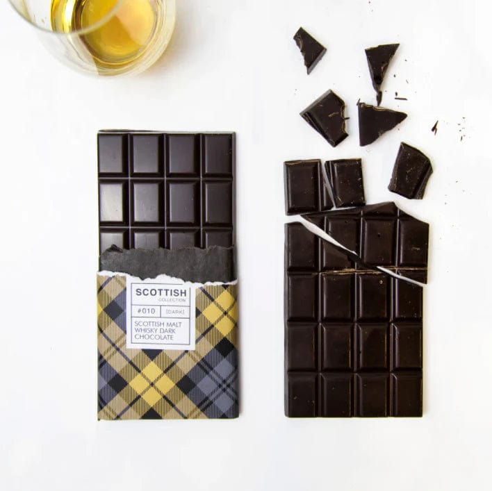 Quirky Gift Library Dram Of Whisky Dark Chocolate Bar