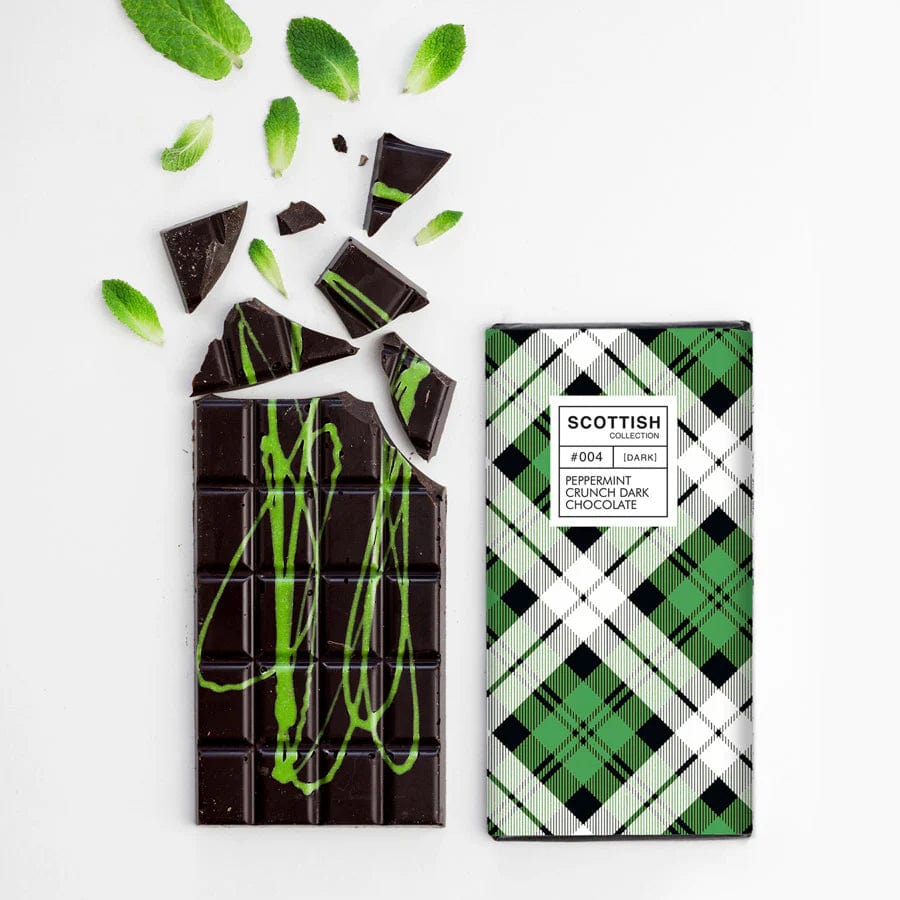 Quirky Gift Library Peppermint Crunch Dark Chocolate Bar