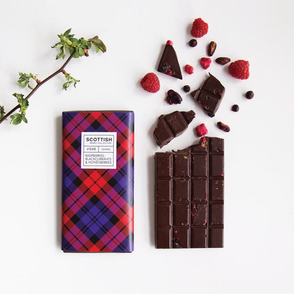 Quirky Gift Library Scottish Berries Dark Chocolate Bar