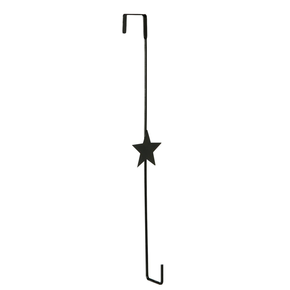 Rinkit Ltd Christmas Wreath Hanger - Star - Black