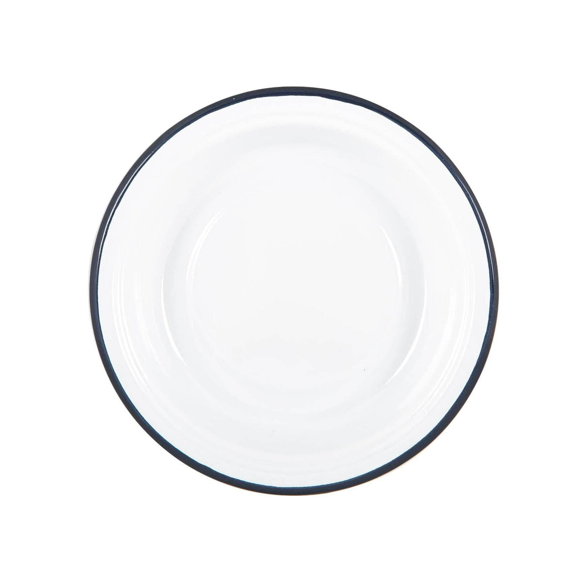 Rinkit Ltd White Enamel Deep Bowl - 19cm
