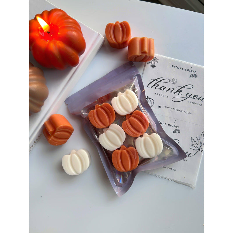 Ritual Spirit ltd Pumpkin Soy Wax Melts | Pack of 6 | Pumpkin Spice Autumn: Orange / Pumpkin Spice