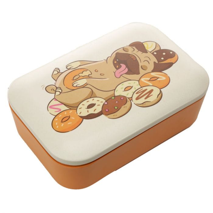 Rosefields Bamboo Composite Pug Lunch Box
