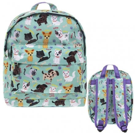 Rosefields Cats and Dogs Mini Backpack