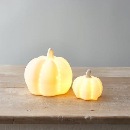 Rosefields Ceramic LED Pumpkin