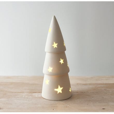 Rosefields Light-up Ceramic Christmas Tree