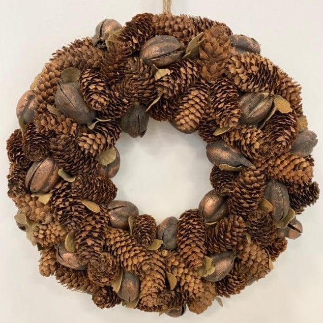 Rosefields Pine Cone Wreath