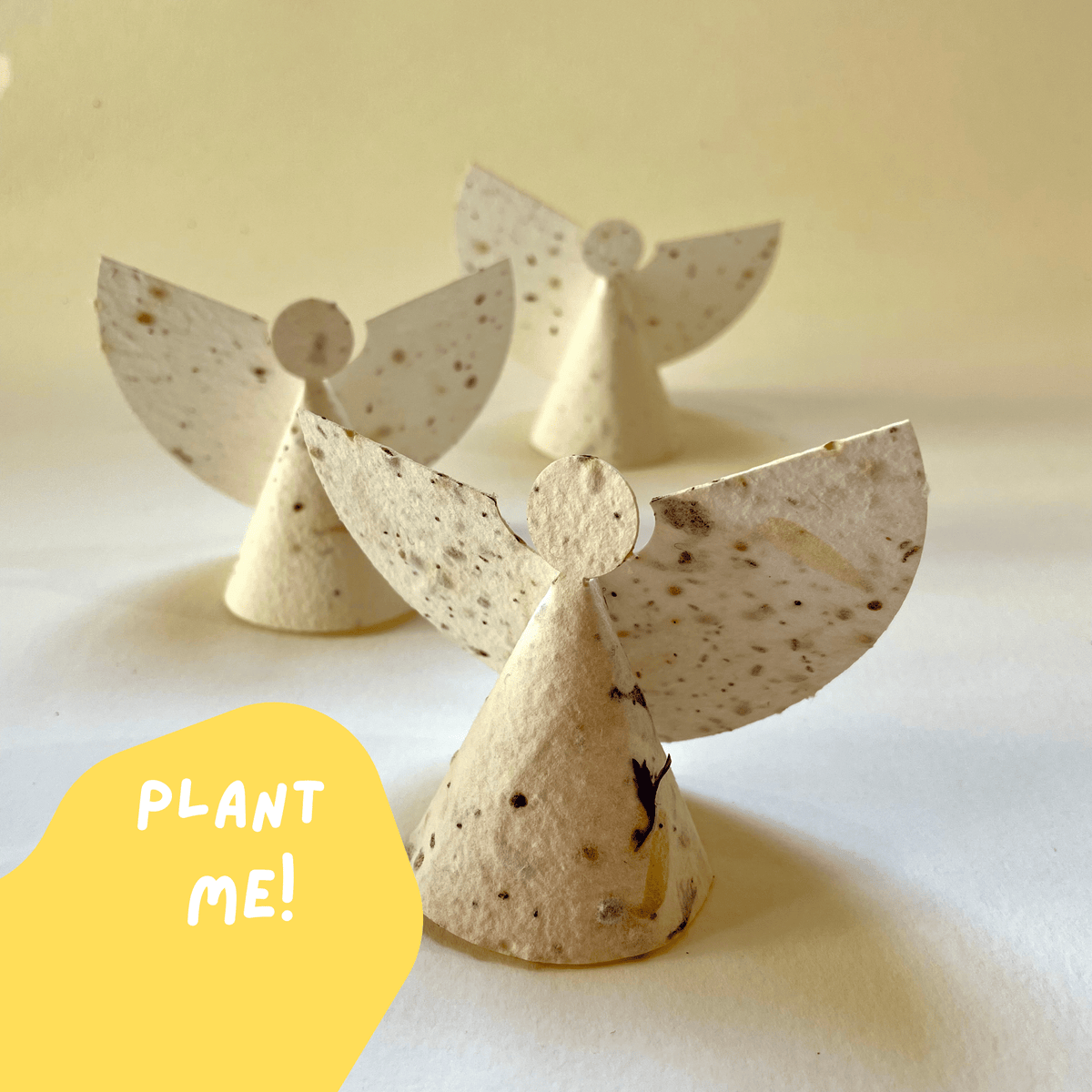 Ruby & Bo Snow Angel Plantable Paper Decoration Set