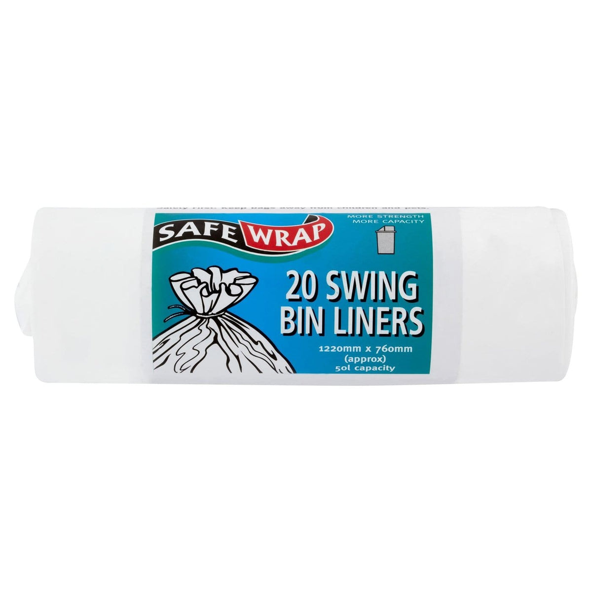 SafeWrap Swing Bin Liners - 20 bags