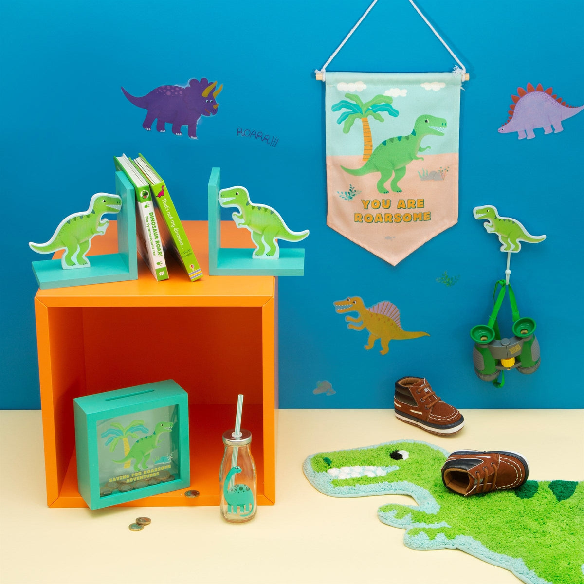 Sass & Belle Dinosaur T-Rex Rug