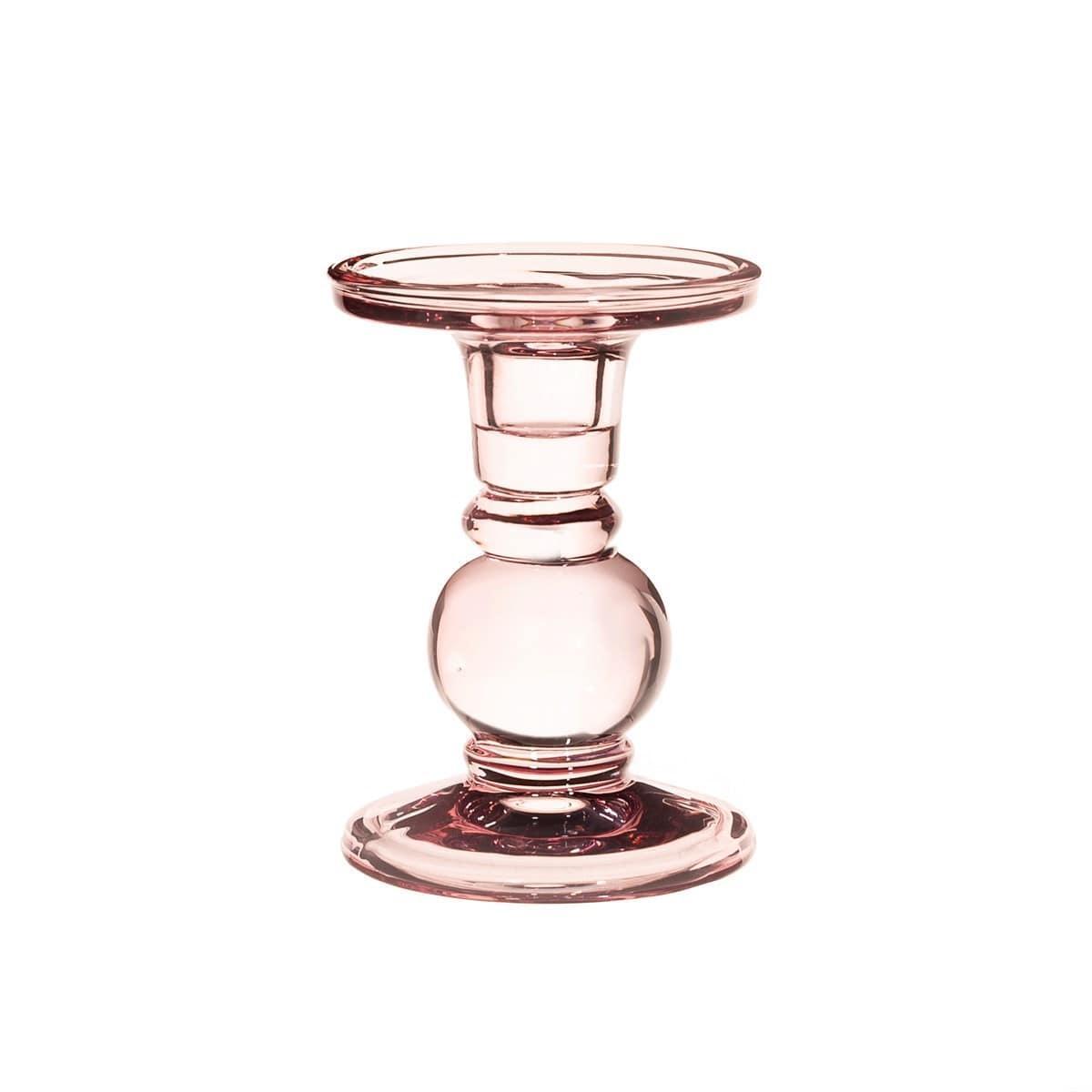 Sass & Belle Estelle Glass Candle Holder Pink