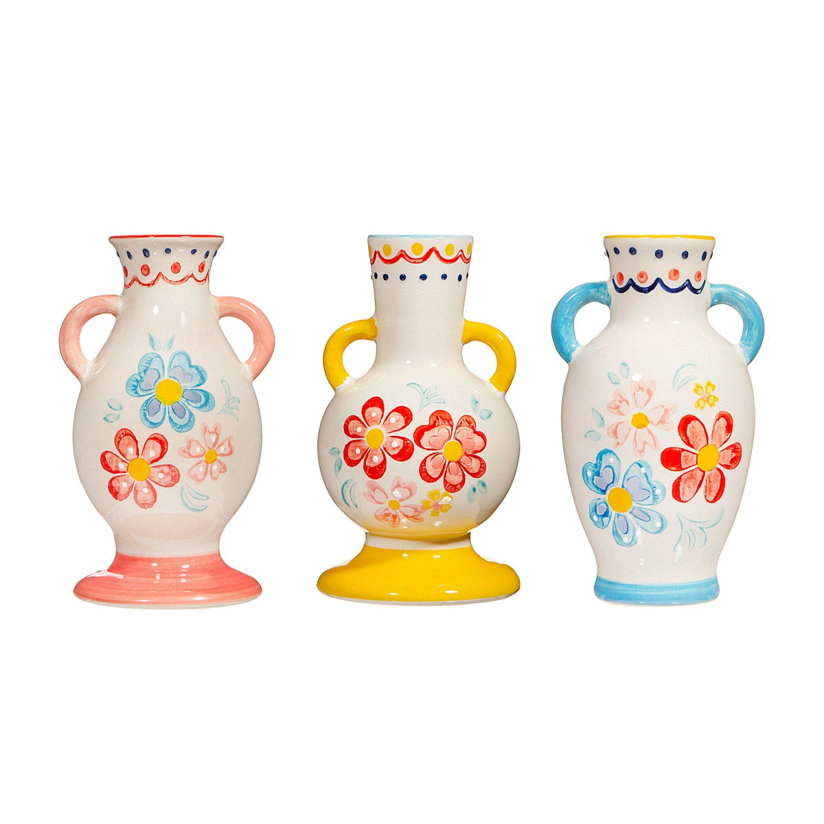 Sass & Belle Folk Floral Small Vase