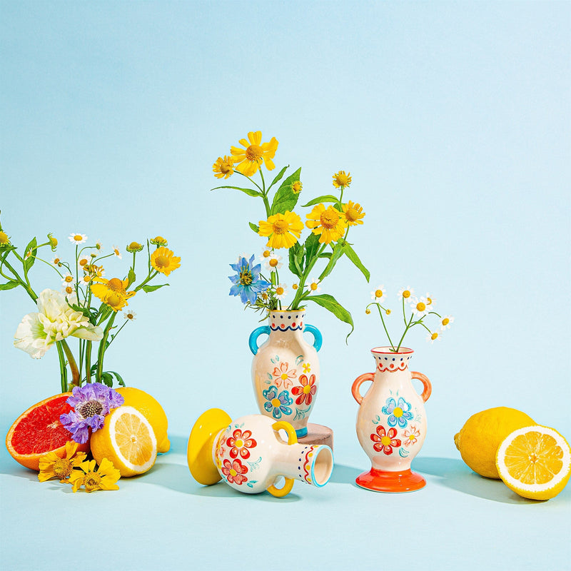 Sass & Belle Folk Floral Small Vase