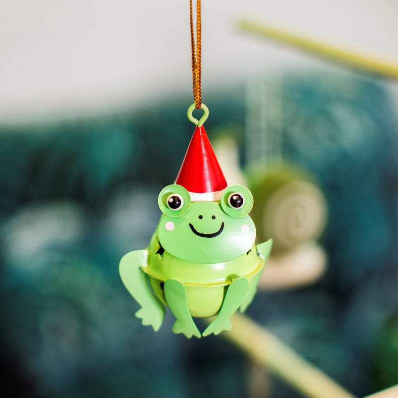 Sass & Belle Frog Hanging Bell Decoration