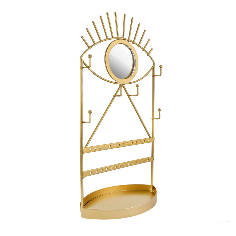 Sass & Belle Gold Eye See You Jewellery Holder with Mirror