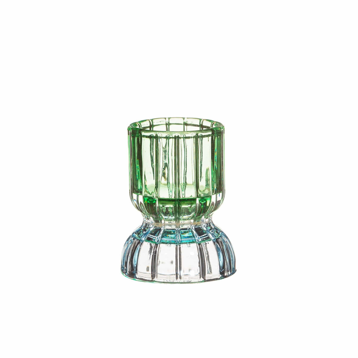 Sass & Belle Green & Blue Reversible Tealight / Candle holder